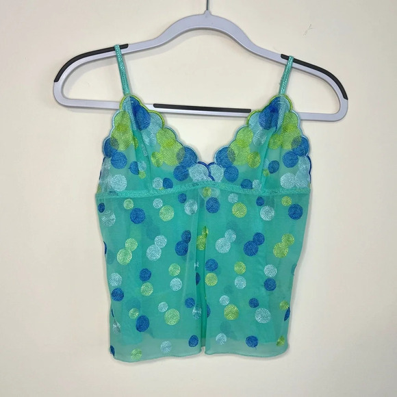 Fredericks of Hollywood y2k Mesh Tank Top - Picture 1 of 4